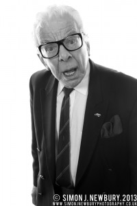 Portrait of Barry Cryer at Crewe Hall by Simon J. Newbury Photography
