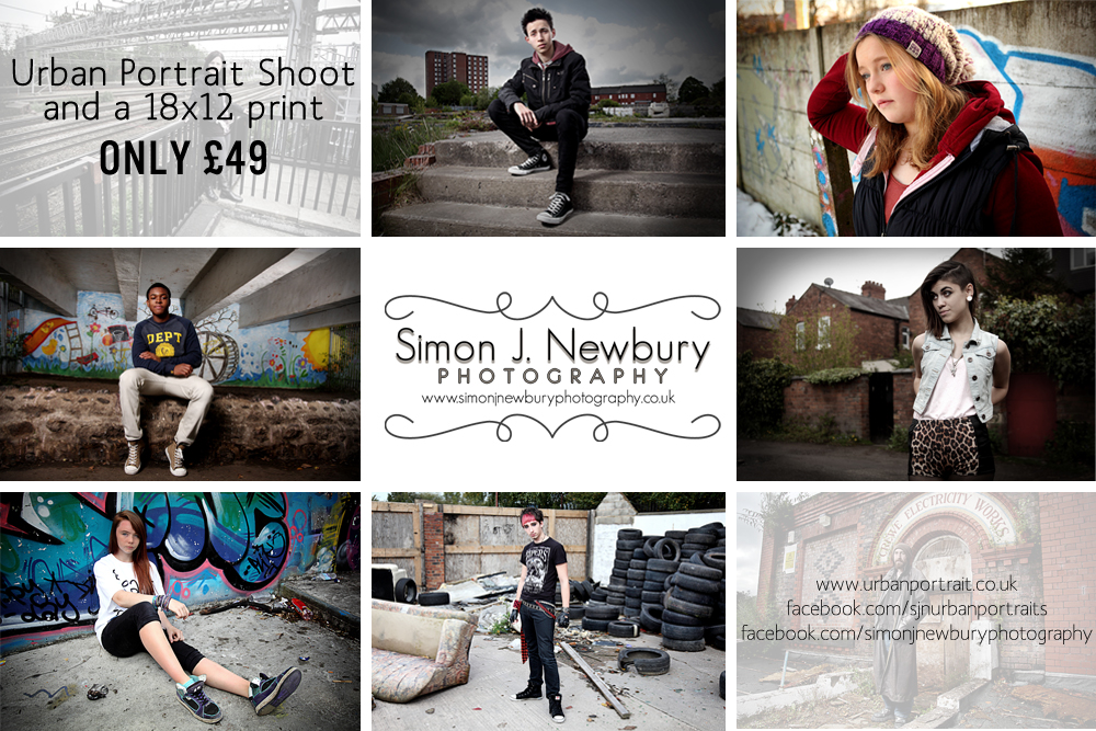 Urban Portraits private commissions by Simon J. Newbury Photography