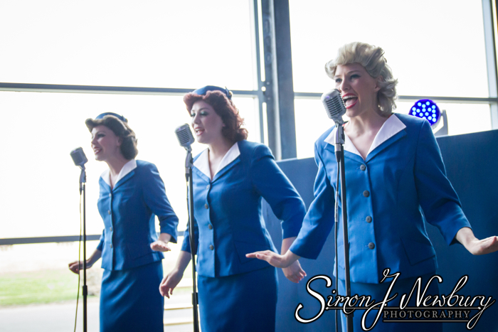 Siren Sisters at Concorde Hangar, Manchester Airport. Cheshire music promo photography. Cheshire photographer