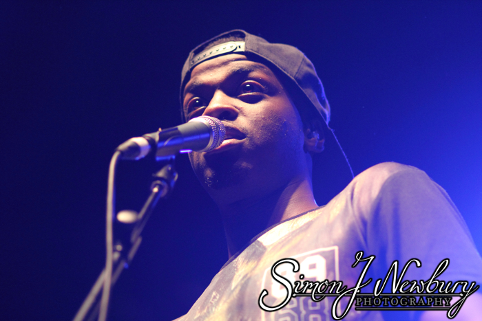 George The Poet performing at The Ritz, Manchester - 22nd October 2014. Live music photography Manchester