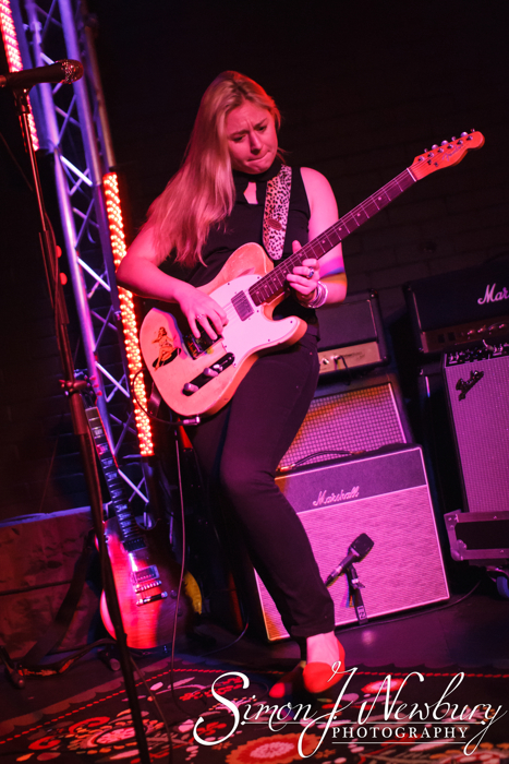 Chester, UK. 2nd April 2015. Joanna Taylor Shaw performing live at The Live Room's in Chester