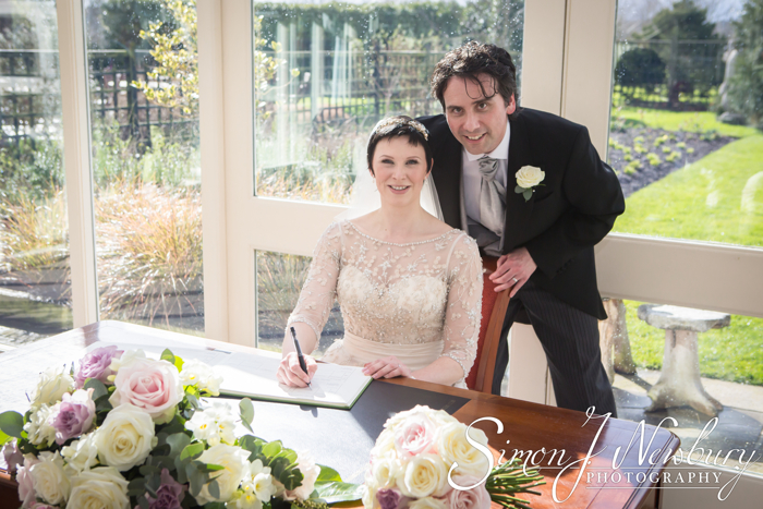 Wedding photography at in the Glasshouse